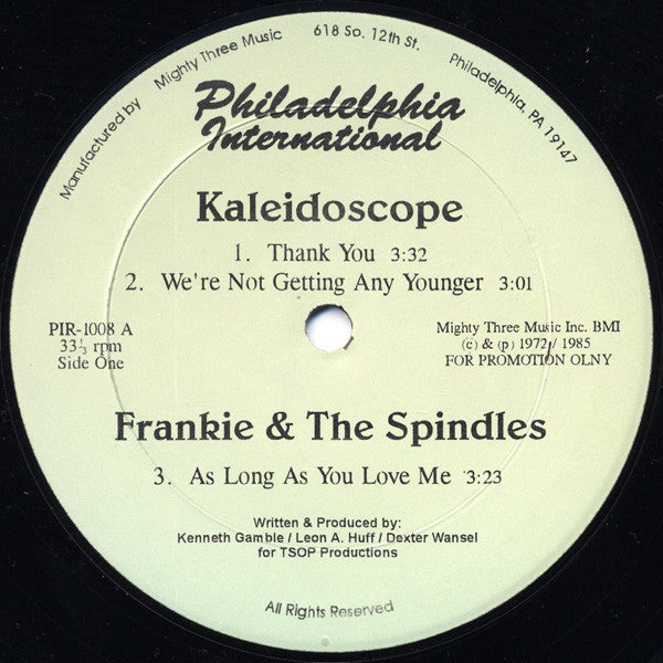 Kaleidoscope (7) And Frankie & The Spindles : Various (12", EP, Promo)