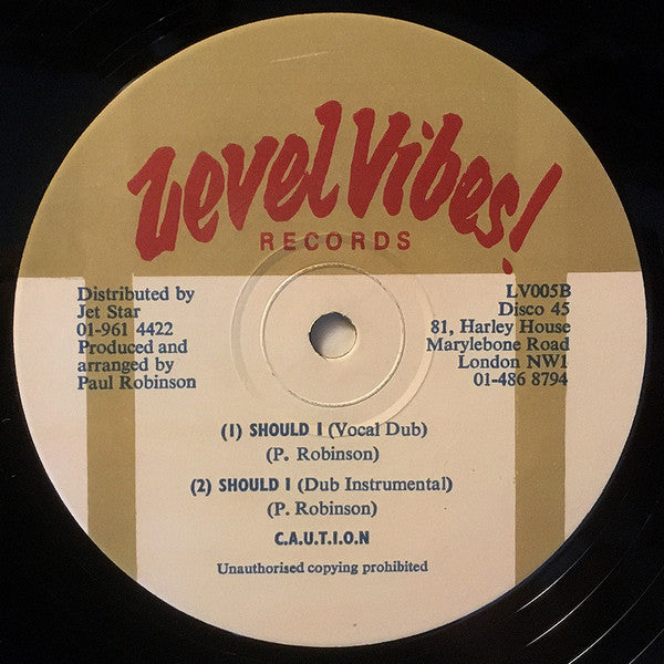 Caution (5) / Maxi Priest : Should I (Put My Trust In You) (12")