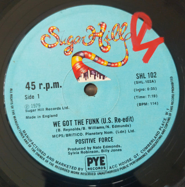 Positive Force : We Got The Funk (12", Single)