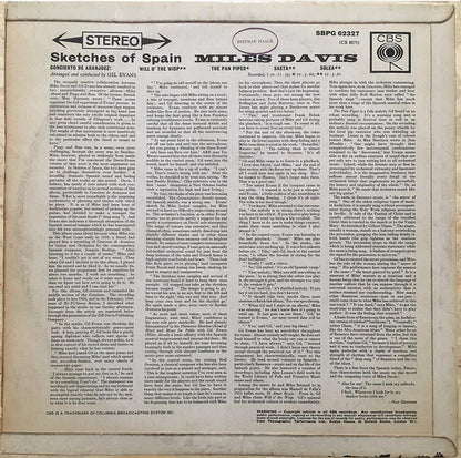 Miles Davis : Sketches Of Spain (LP, Album, RE)