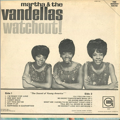 Martha Reeves & The Vandellas : Watchout! (LP, Album, Mono, Roc)