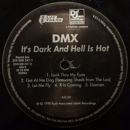 DMX : It's Dark And Hell Is Hot (2xLP, Album)