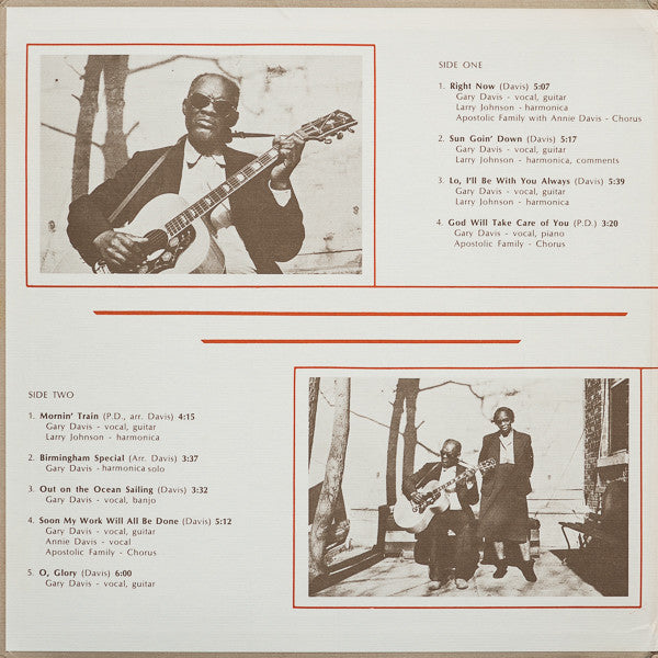 Rev. Gary Davis : O, Glory (LP, Album)