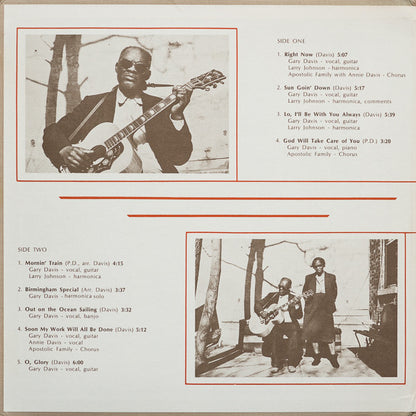 Rev. Gary Davis : O, Glory (LP, Album)