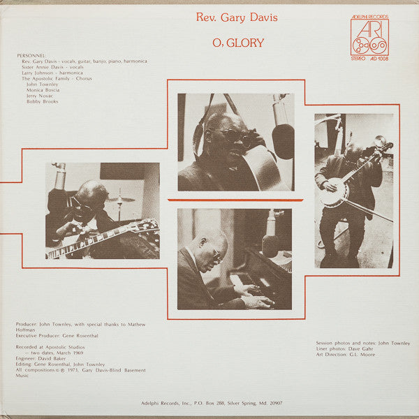 Rev. Gary Davis : O, Glory (LP, Album)