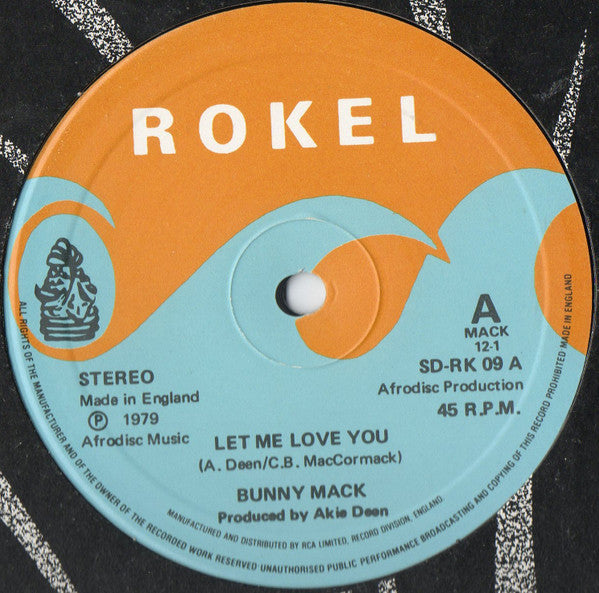 Bunny Mack : Let Me Love You (12", RE)
