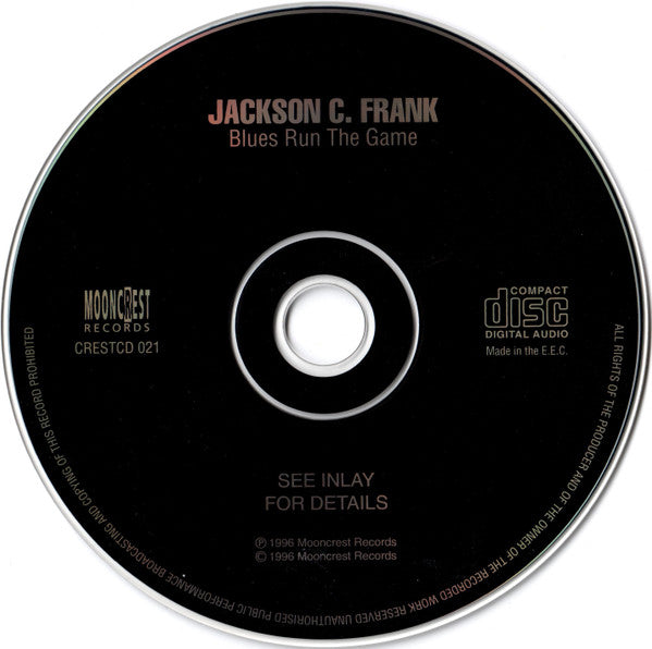 Jackson C. Frank : Blues Run The Game (CD, Album, RE)