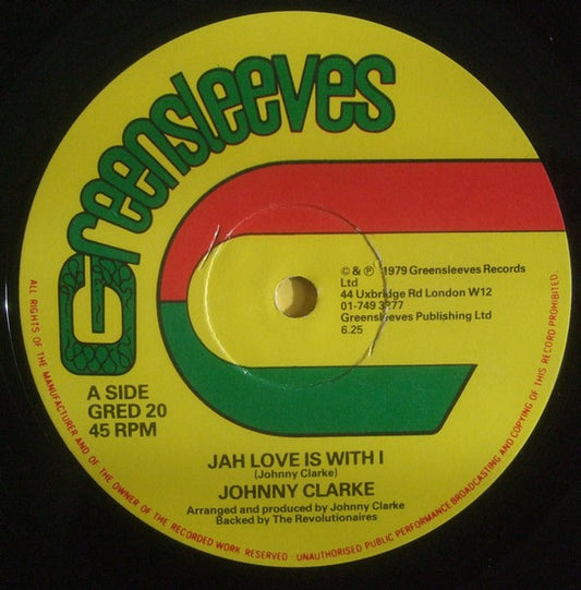 Johnny Clarke : Jah Love Is With I (12")