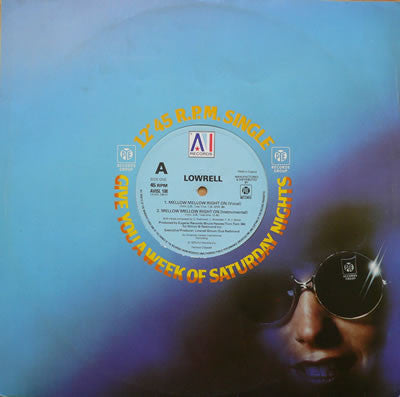 Lowrell Simon : Mellow Mellow Right On (12", Single)