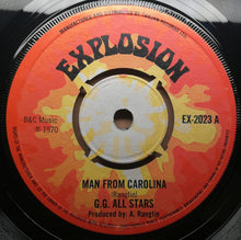 G.G. All Stars* / The Slickers : Man From Carolina / Gold On Your Dress (7", Single, Red)