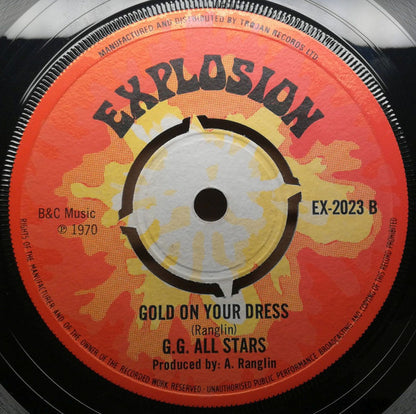 G.G. All Stars* / The Slickers : Man From Carolina / Gold On Your Dress (7", Single, Red)