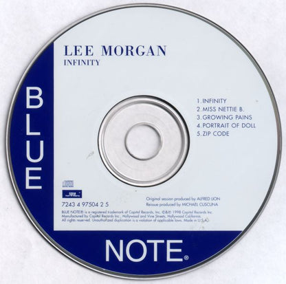 Lee Morgan : Infinity (CD, Album, Ltd, RE, RM)