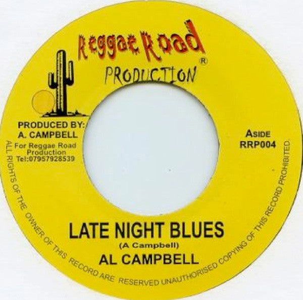 Al Campbell : Late Night Blues (7")