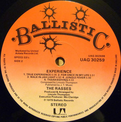 The Royal Rasses : Experience (LP, Album)