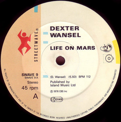 Dexter Wansel / Willie Bobo : Life On Mars / Always There (12", Ltd)