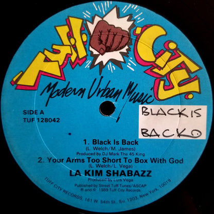 Lakim Shabazz : Black Is Back / Your Arm's Too Short To Box With God (12")