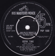Ray Charles With The Jack Halloran Singers And Ray Charles And His Orchestra : Cryin' Time (7", Single)
