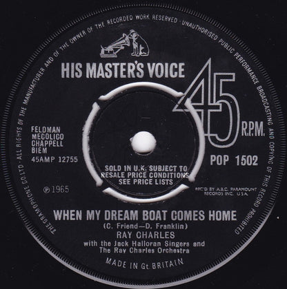 Ray Charles With The Jack Halloran Singers And Ray Charles And His Orchestra : Cryin' Time (7", Single)