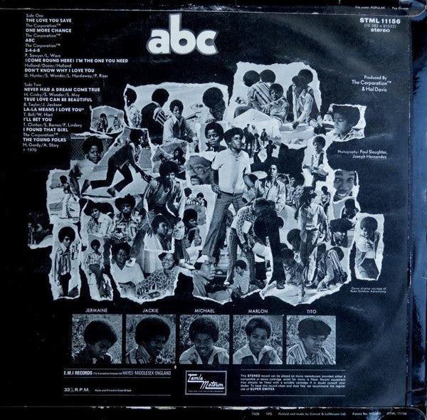 The Jackson Five* : ABC (LP, Album)