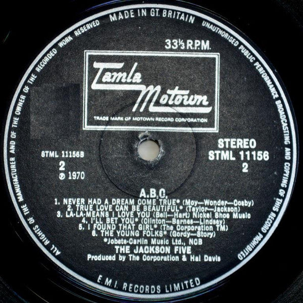 The Jackson Five* : ABC (LP, Album)
