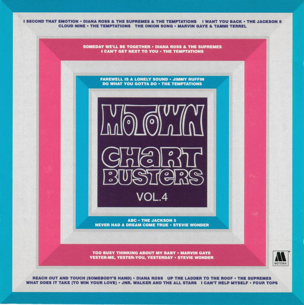 Various : Motown Chartbusters Vol. 4 (CD, Comp, RE)