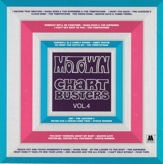 Various : Motown Chartbusters Vol. 4 (CD, Comp, RE)