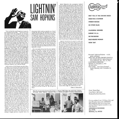 Lightnin' Sam Hopkins* : Lightnin' Sam Hopkins (LP, Album, RE)