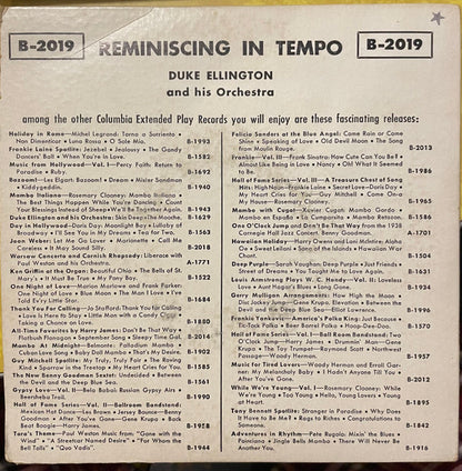 Duke Ellington And His Orchestra : Reminiscing In Tempo - EP (7", EP)