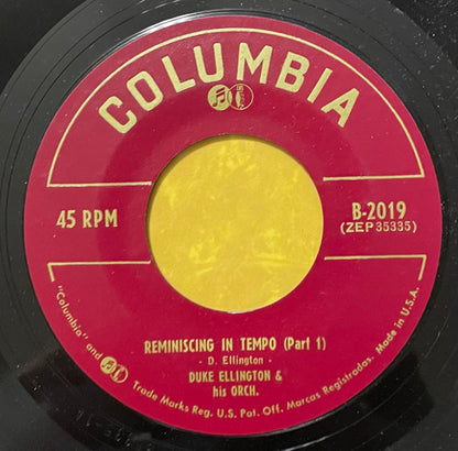 Duke Ellington And His Orchestra : Reminiscing In Tempo - EP (7", EP)