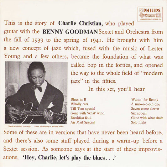 Charlie Christian With Benny Goodman Sextet And Benny Goodman And His Orchestra : With The Benny Goodman Sextet And Orchestra (LP, Comp)