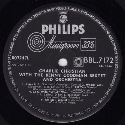 Charlie Christian With Benny Goodman Sextet And Benny Goodman And His Orchestra : With The Benny Goodman Sextet And Orchestra (LP, Comp)