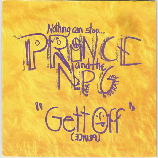 Prince And The New Power Generation : Gett Off (7", Single)