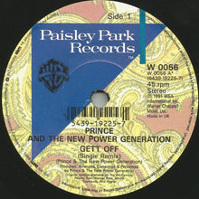 Prince And The New Power Generation : Gett Off (7", Single)