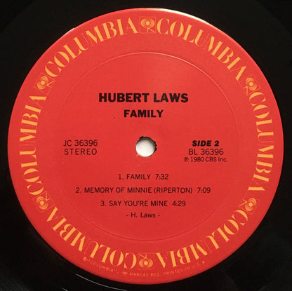 Hubert Laws : Family (LP, Album, Pit)