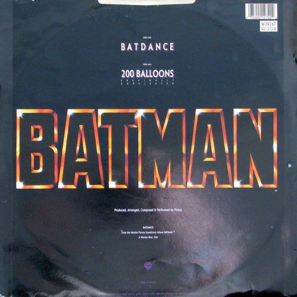 Prince : Batdance (12", Single, Dam)