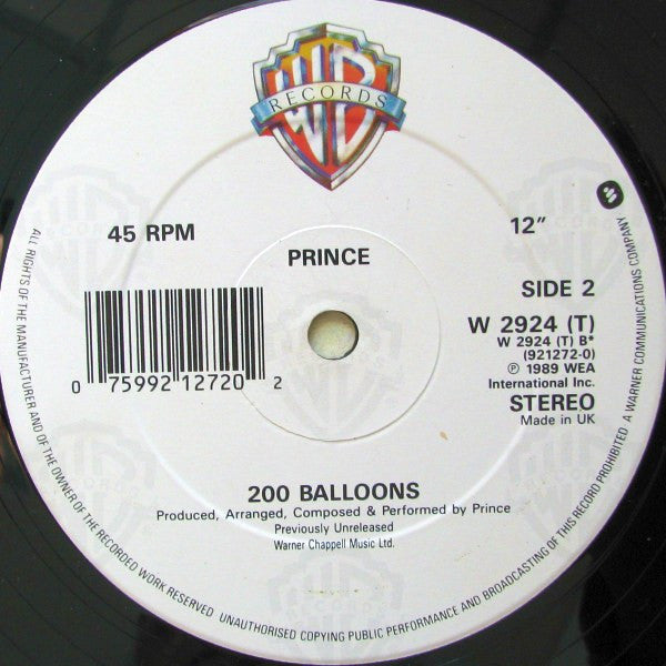 Prince : Batdance (12", Single, Dam)