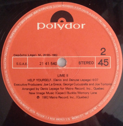 Lime (2) : Babe, We're Gonna Love Tonite (12")