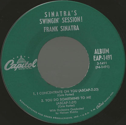 Frank Sinatra : Sinatra's Swingin' Session, Part 3 (7", EP)