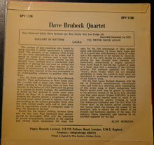 The Dave Brubeck Quartet : At Pacific College (7", EP, Mono)