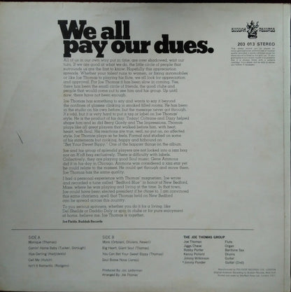 The Joe Thomas Group : Comin' Home (LP, Album)