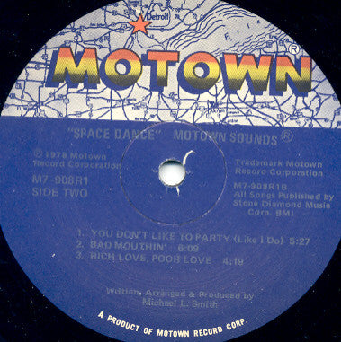 Motown Sounds : Space Dance (LP, Album)