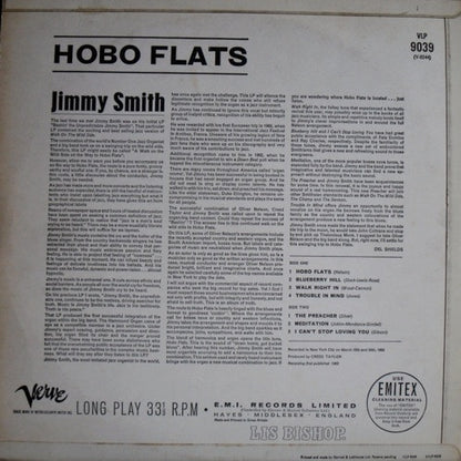 Jimmy Smith : Hobo Flats (LP, Mono)