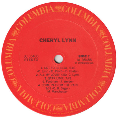 Cheryl Lynn : Cheryl Lynn (LP, Album, Ter)