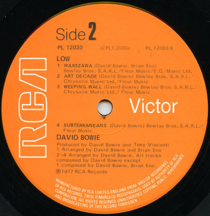 David Bowie : Low (LP, Album)