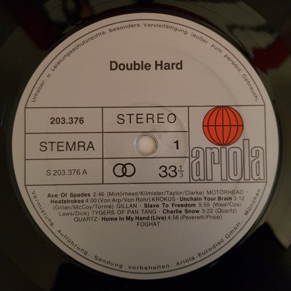 Various : Double Hard (LP, Comp, Ger)