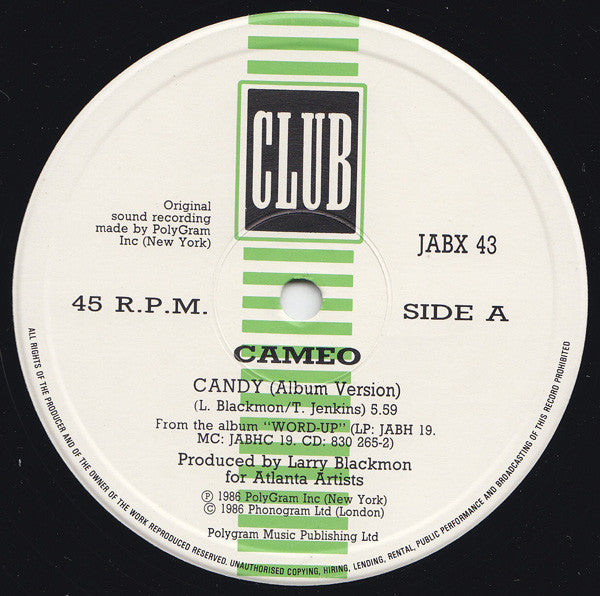 Cameo : Candy (12")