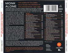 Thelonious Monk : Monk Alone: The Complete Columbia Solo Studio Recordings 1962-1968 (2xCD, Comp, RM)