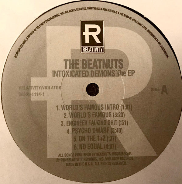 The Beatnuts : Intoxicated Demons The EP (12", EP, RP)