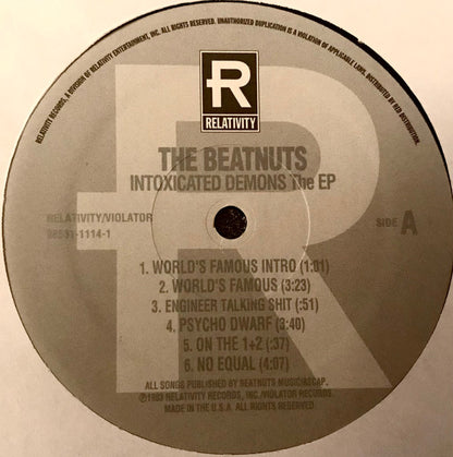 The Beatnuts : Intoxicated Demons The EP (12", EP, RP)