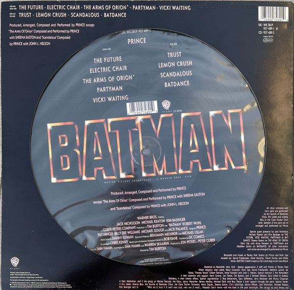 Prince : Batman™ (Motion Picture Soundtrack) (LP, Album, Ltd, Pic, Die)